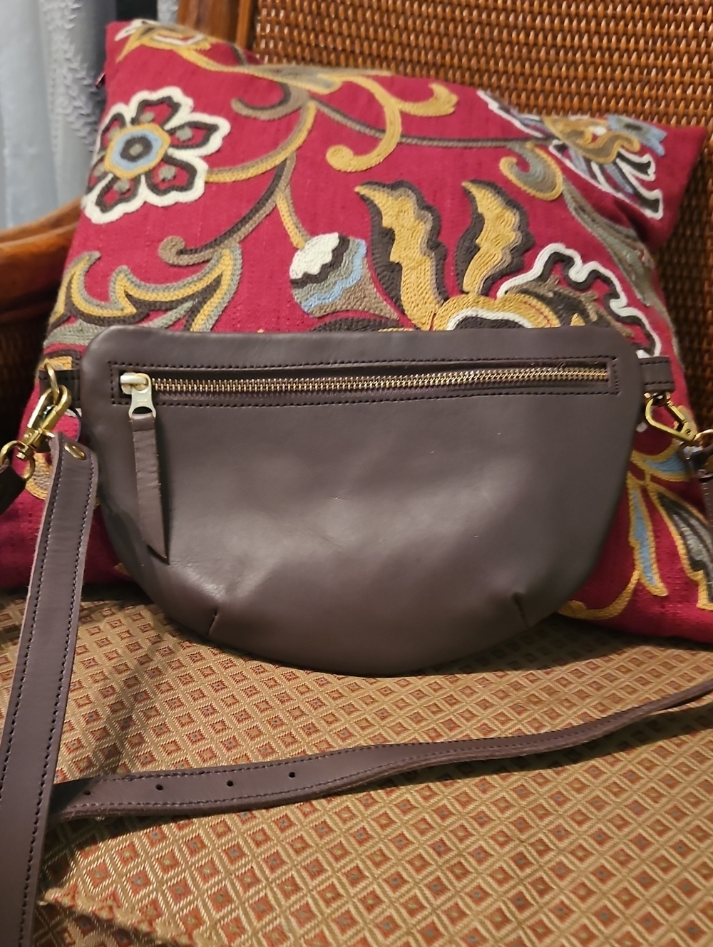 Abby Alley Mocha Crossbody